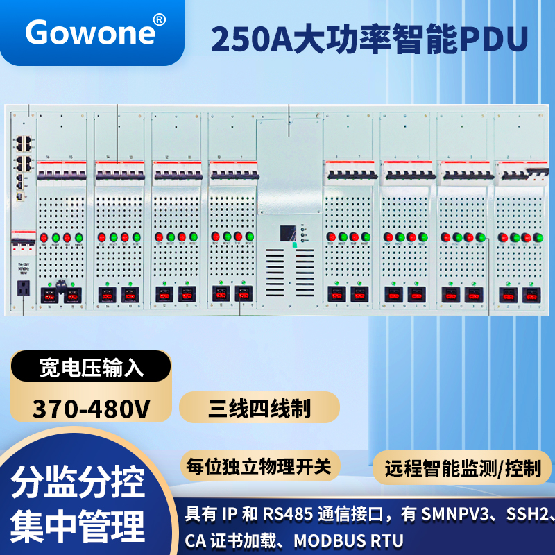 250A安德森4P插孔智能PDU